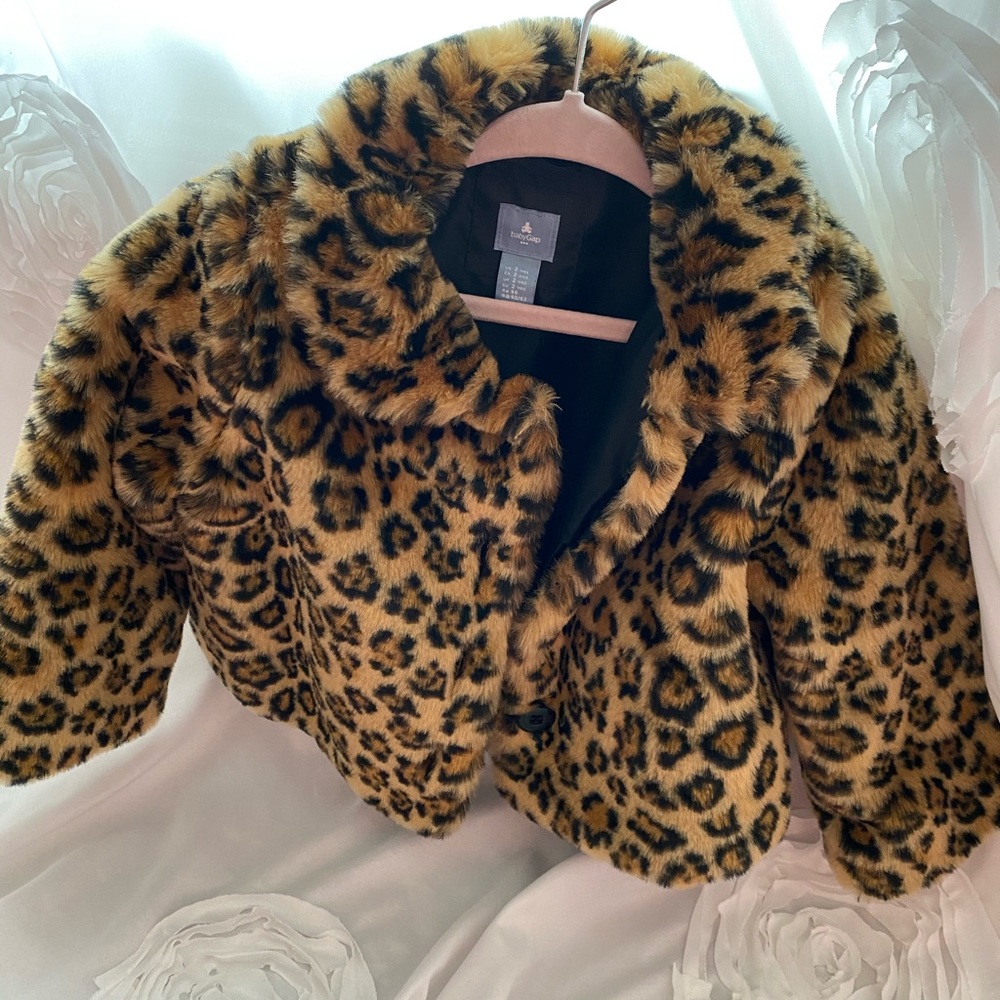 Leopard print coat